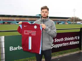 South Shields FC has signed defender Brandon Taylor on an initial month-long loan from Darlington, subject to FA and league clearance.