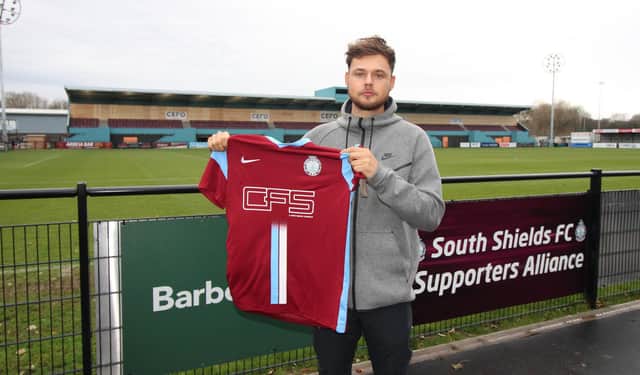 South Shields FC has signed defender Brandon Taylor on an initial month-long loan from Darlington, subject to FA and league clearance.