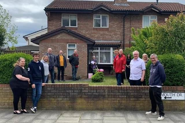 Members of Jarrow CLP wish Maisie happy birthday.