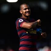 Former Newcastle United striker Salomon Rondon celebrates a win over Fulham in May 2019.