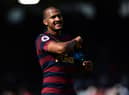 Former Newcastle United striker Salomon Rondon celebrates a win over Fulham in May 2019.