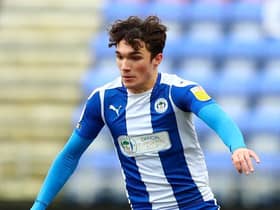 Wigan striker Kyle Joseph.