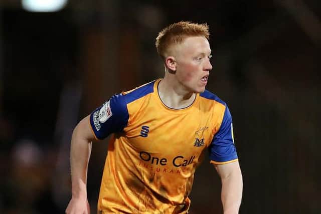 Matty Longstaff of Mansfield Town  (Photo by Lewis Storey/Getty Images)