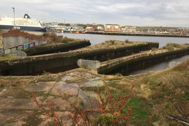 The old docks at the Holborn site