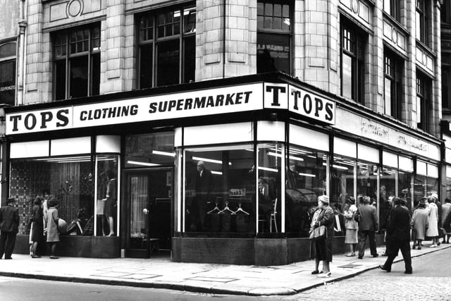 Tops Clothing Supermarket was in the picture in 1964. Remember it?
