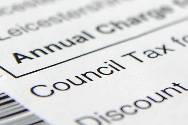 Stock image of a council tax bill.