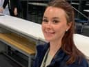 Key's Rising Star Mentor, Courtney Moffat, at Sixth Form Open Evening