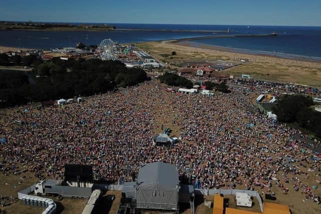 Crowds return to Bents Park for the first Sunday concert of the season. Picture: Lee Davison
