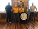 (L-R) Billy Robinson, vice-chair of the Boldon Colliery Heritage group, George Henderson, chair of the group, Cllr Sandra Duncan, Jarrow and Boldon Community Area Forum chair, Cllr Alison Strike, Secretary of the heritage group and group member Sean Hudson Credit: South Tyneside Council