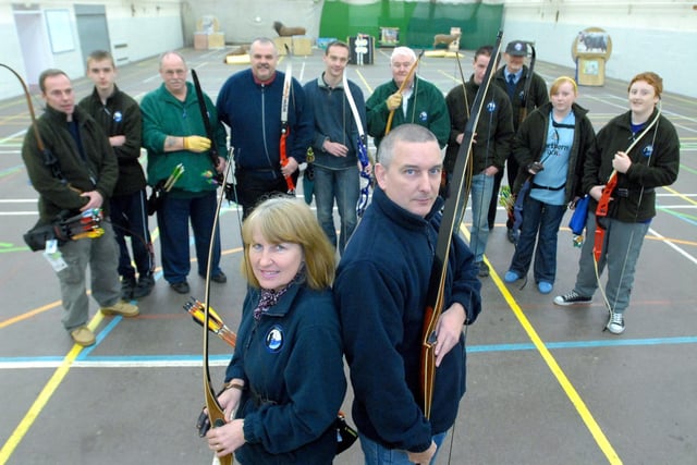Clegwell Archers with their new jackets sponsored by Barbour in 2009.