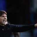 Tottenham Hotspur head coach Antonio Conte gesticulates during the Southampton match.