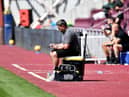 Sunderland boss Lee Johnson at Tynecastle