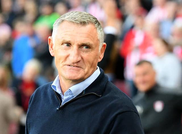 Sunderland boss Tony Mowbray