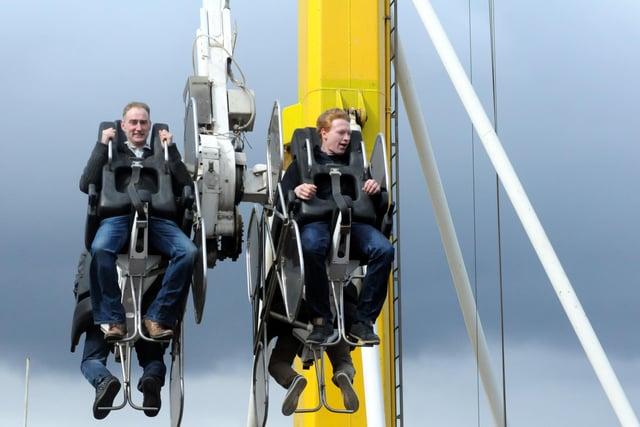 Having fun at Ocean Beach Pleasure Park 9 years ago.