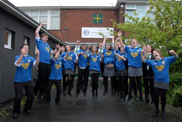 Students at St Wilfrid's RC College were jubilant in 2006 after reaching their fundraising target for a trip to Sri Lanka.