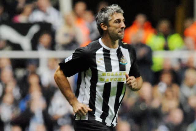 Former Newcastle striker Paul Kitson playing during a testimonial match at St James's Park.