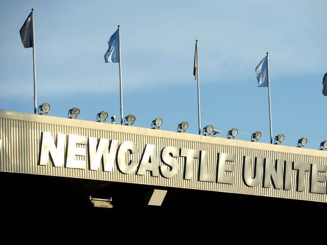 NEWCASTLE UPON TYNE, ENGLAND - JANUARY 01: General view inside the stadium looking out to the city ahead of the Premier League match between Newcastle United and Leicester City at St. James Park on January 01, 2020 in Newcastle upon Tyne, United Kingdom. (Photo by Mark Runnacles/Getty Images)