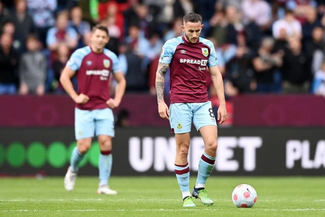 On average, the ball was in play for 52 minutes and 45 seconds during Premier League matches involving Burnley last season.