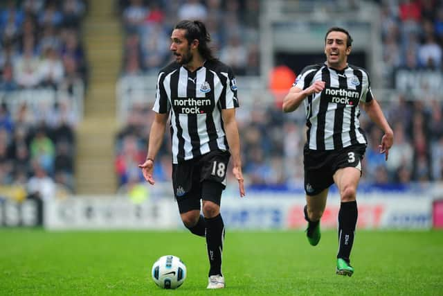 Jonas Gutierrez, left, and Jose Enrique.