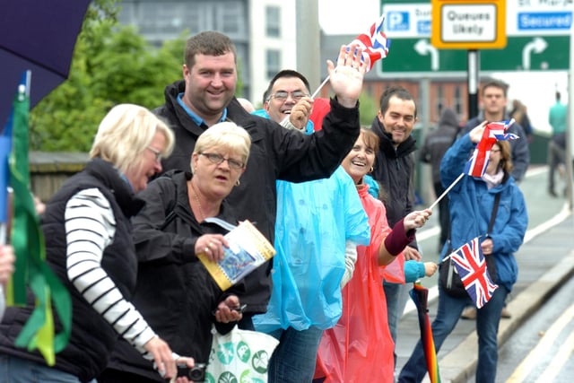 Waiting patiently on the Wearmouth Bridge. Recognise anyone?