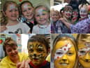 Lots of face painting scenes but can you spot someone you know?