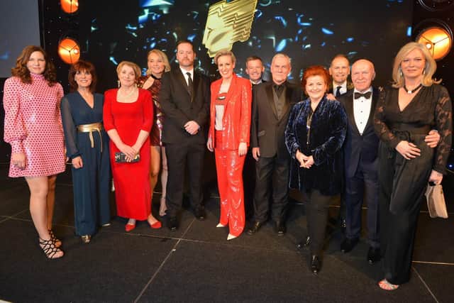Dated: 29/02/20
RTS AWARDS 2020 ... The Royal Television Society Awards in the North East and Cumbria region held at the Hilton Newcastle Gateshead on Saturday evening. This picture shows guests and award presenters.