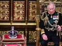Prince Charles during the 2022 State Opening of Parliament