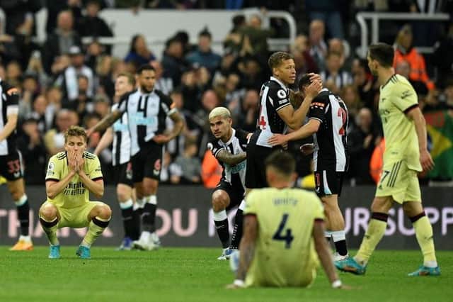 Newcastle United's win over Arsenal severely dented their Champions League hopes - and they travel to face relegation threatened Burnley on Sunday (Photo by OLI SCARFF/AFP via Getty Images)