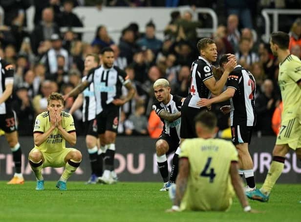 Newcastle United's win over Arsenal severely dented their Champions League hopes - and they travel to face relegation threatened Burnley on Sunday (Photo by OLI SCARFF/AFP via Getty Images)