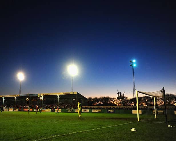 A general view of Croft Park.