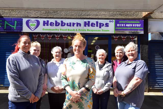 Hebburn Helps receive The Queen's Award for Voluntary Service.