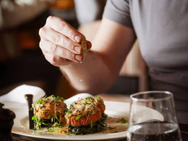 Crabcakes are just one of the new dishes available at the Marco Pierre White Steakhouse in Durham