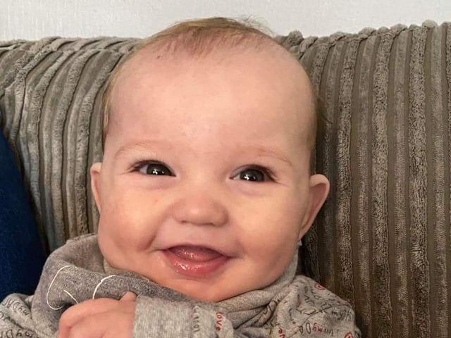 Five-month-old Corey-Lewis. Picture: Jennie Spurrier