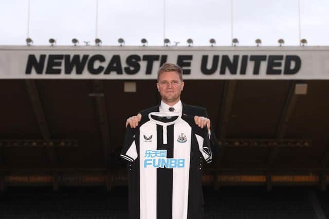 Newcastle United head coach Eddie Howe. (Photo by Stu Forster/Getty Images)