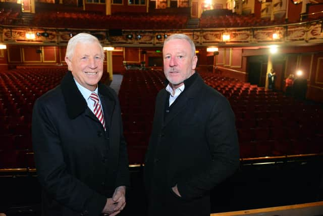 Jimmy Montgomery and Kevin Ball at today's launch