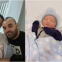 Ryan Lee Gibson Haley and with mum Natasha Pascoe and dad Ryan Haley