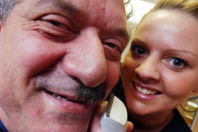 Joe Jobes' finely grown moustache was shaved off for charity in 2004. Remember this?