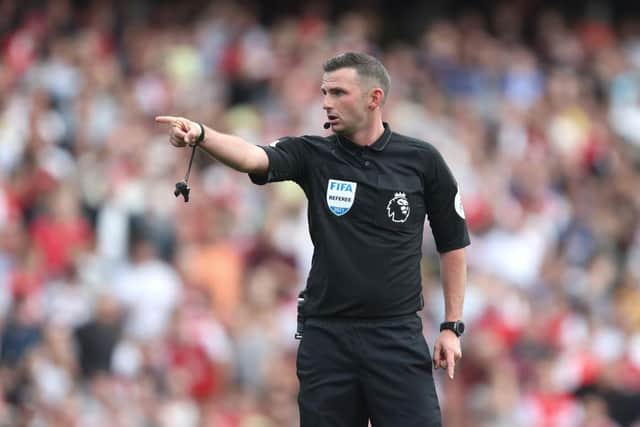 Michael Oliver has named a former Newcastle United player as the most difficult to referee (Photo by Julian Finney/Getty Images)