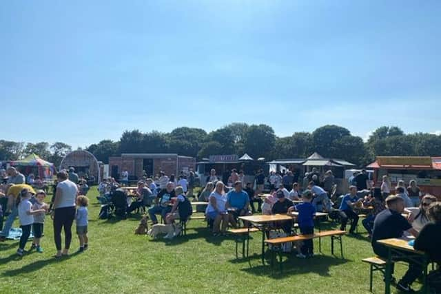 The sun shone at the Great North Feast in the Park .