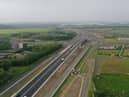 Highways England has shared drone photos taken after the new stretch of A19 opened above Testo's Roundabout at Boldon.