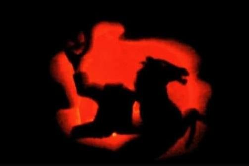 A headless horseman rides again for the spooky season. Celebrating National Pumpkin Day and Halloween with Katie Gray.