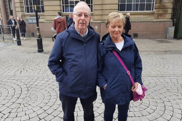Retired couple Owen and Valarie Duffy believe some Covid restrictions need to be reintroduced.