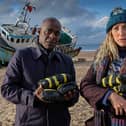 Paterson Joseph and Daisy Haggard star in the new BBC comedy-thriller Boat Story (Picture: BBC/Two Brothers/Matt Squire)