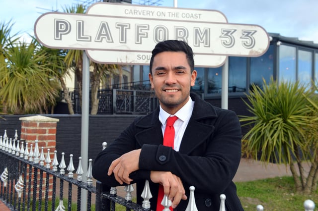 Platform 33's David Wardle, pictured on 'Super Saturday' in 2020. The hospitality industry is preparing ahead of the planned April 12 reopening date.