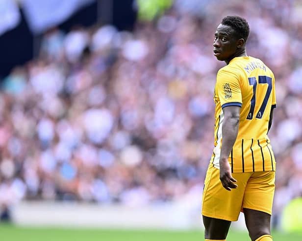 Yankuba Minteh enjoyed a solid debut season in the Premier League with Brighton. 