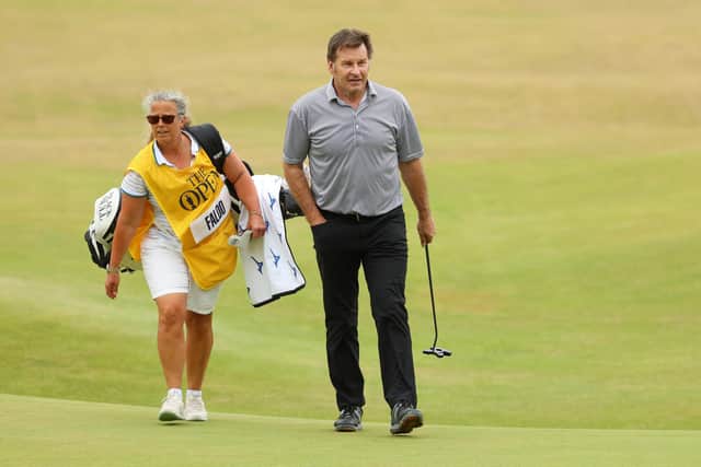 Nick Faldo who was a rising star when he appeared in a South Shields pro-am tournament in 1977.