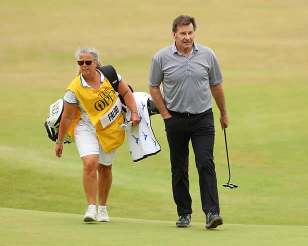 Nick Faldo who once appeared in a South Shields pro-am tournament.