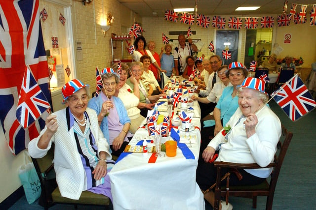 A 2004 reminder of the St George's Day celebrations at the Gainsborough Avenue Day Centre in 2004.