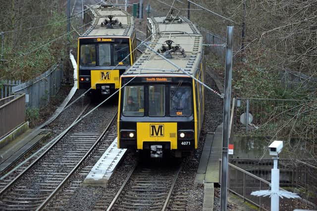 Metro services are suspended between Jarrow and South Shields.