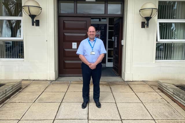 Philip Bithell, swapped his job as charitable fundraiser at South Tyneside and Sunderland NHS Foundation Trust to work on a cornavirus ward as a ward clerk.